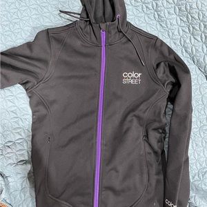 Color street hoodie zip up